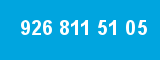 926 811 51 05 926 811 51 05